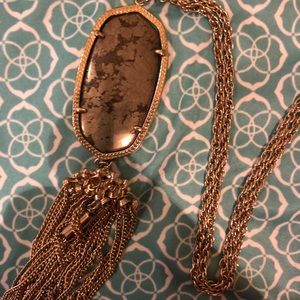 Kendra Scott Rayne Necklace in Pyrite